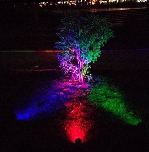 IP44 Солнечные настенные RGB цветопеременные ландшафтные фонари 200 люмен обновления