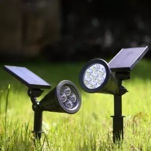 Степень IP44 и 40000 Рабочая продолжительность жизни Солнечные светодиоды для наружной садовой моды