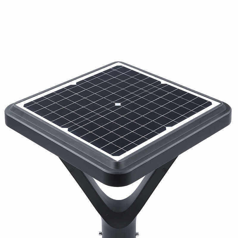Square Plaza Solar Garden Light с опциями настройки и высокой цветовой температурой