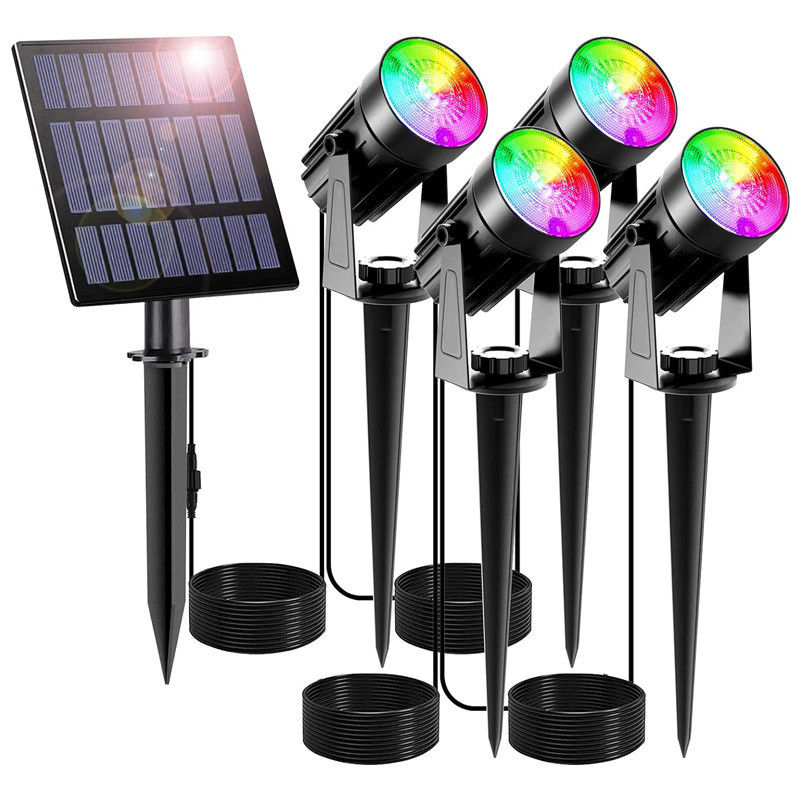 Солнечные лампы IP65 водонепроницаемые садовые декоративные лампы в RGB теплый / холодный белый пейзаж