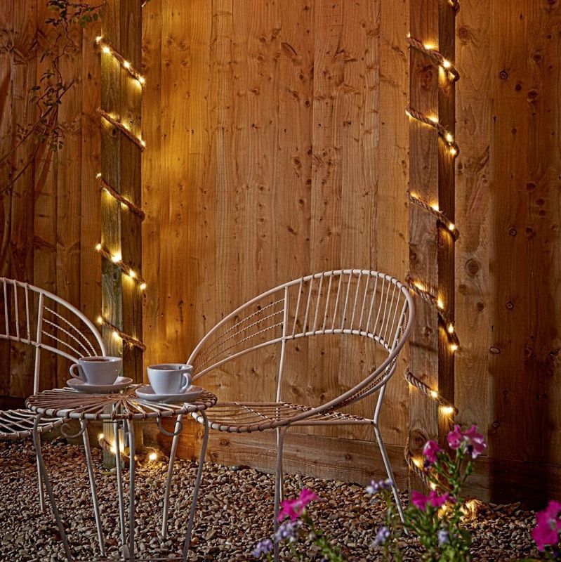 Светодиодные уличные фонари Медная проволока Led Garden String Light для легкой установки