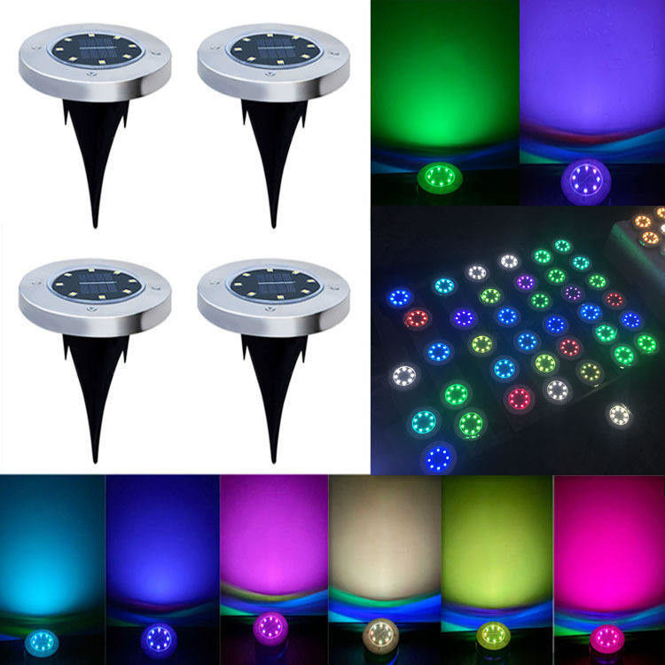 90 CRI Солнечное энергоснабжение Горячая продажа Настройка 8led Ip65 Водостойкий наружный солнечный свет для сада