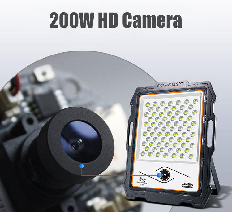 120° Угол луча 100 200 300 400watt Солнечный свет с камерами Cctv Алюминиевые светодиоды
