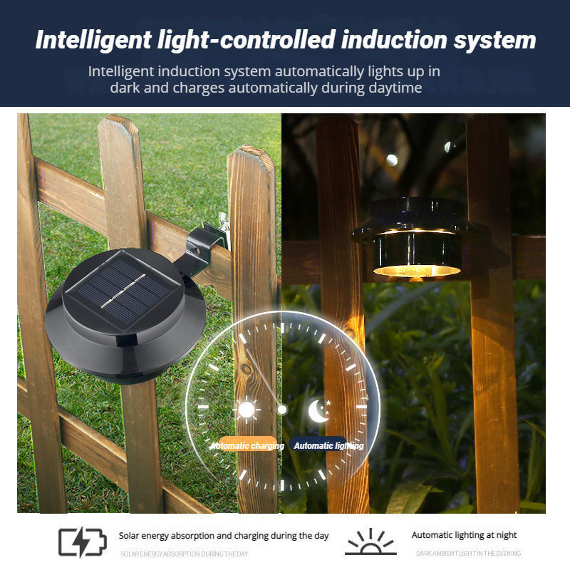 1.2V Входное напряжение Солнечное садовое освещение Наружное напольное освещение для лестницы виллы