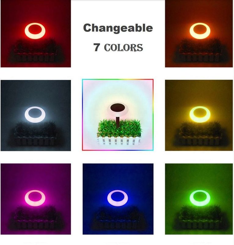 10000 часов рабочего времени солнечное RGB газоновое ландшафтное освещение для оформления наружного двора