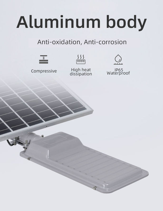 80 Ra 50w 100w 150w Интегрированная наружная дорожная лампа Все в одном светодиодный солнечный уличный свет водонепроницаемый