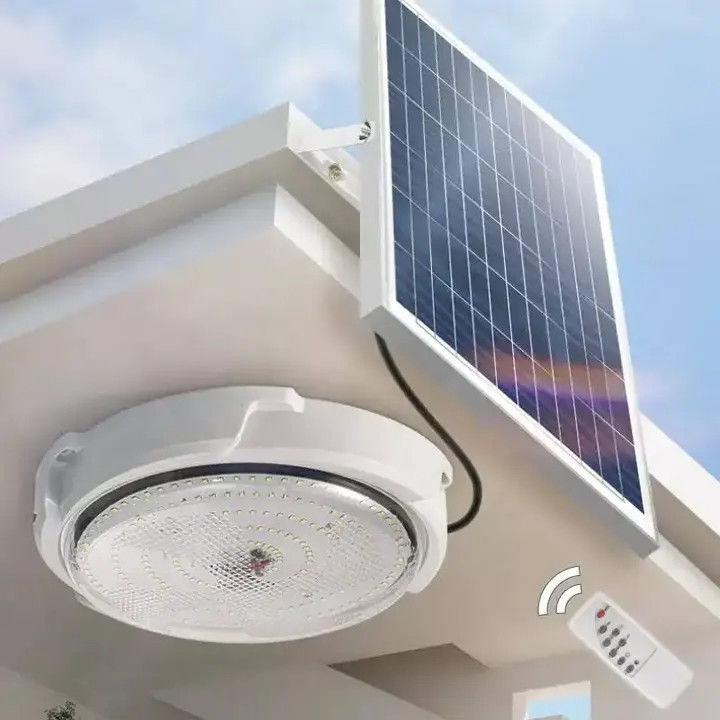 20-300w Интеллектуальный солнечный светодиодный потолочный свет с солнечной панелью для внутренних и наружных помещений