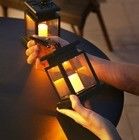 Одно солнечное ландшафтное освещение для ретро-атмосферы наружного водонепроницаемого свечи