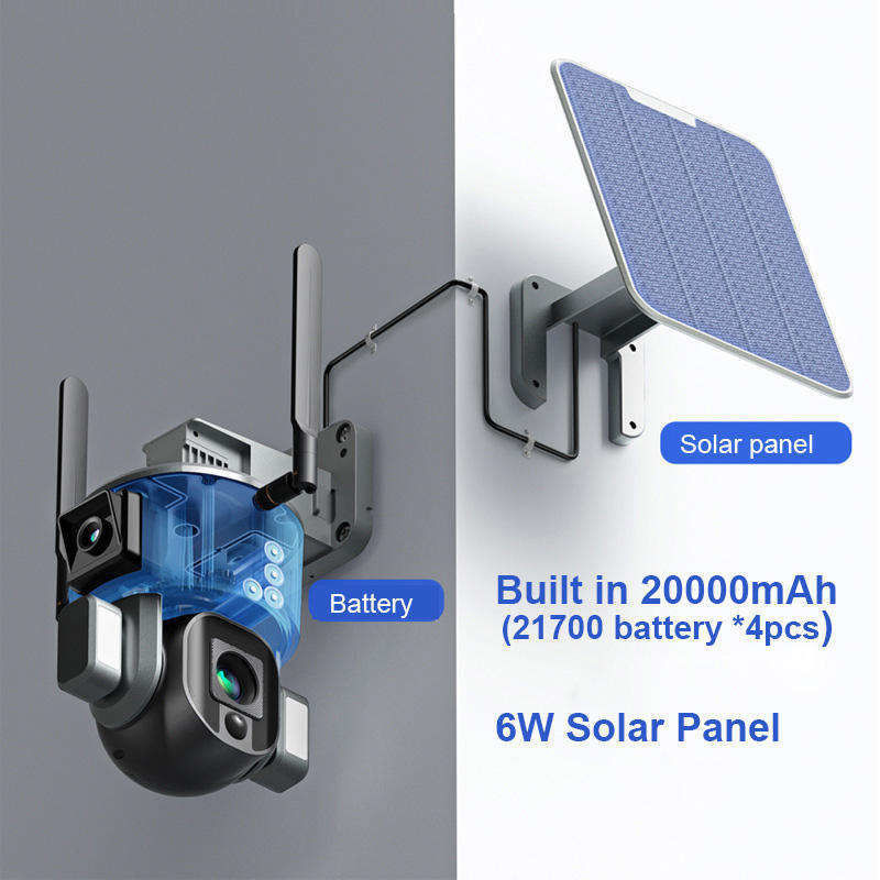 10x Zoom 4.0MP Wifi Dome CCTV Network Ipsy Солнечная батарея резервная камера наблюдения 4g