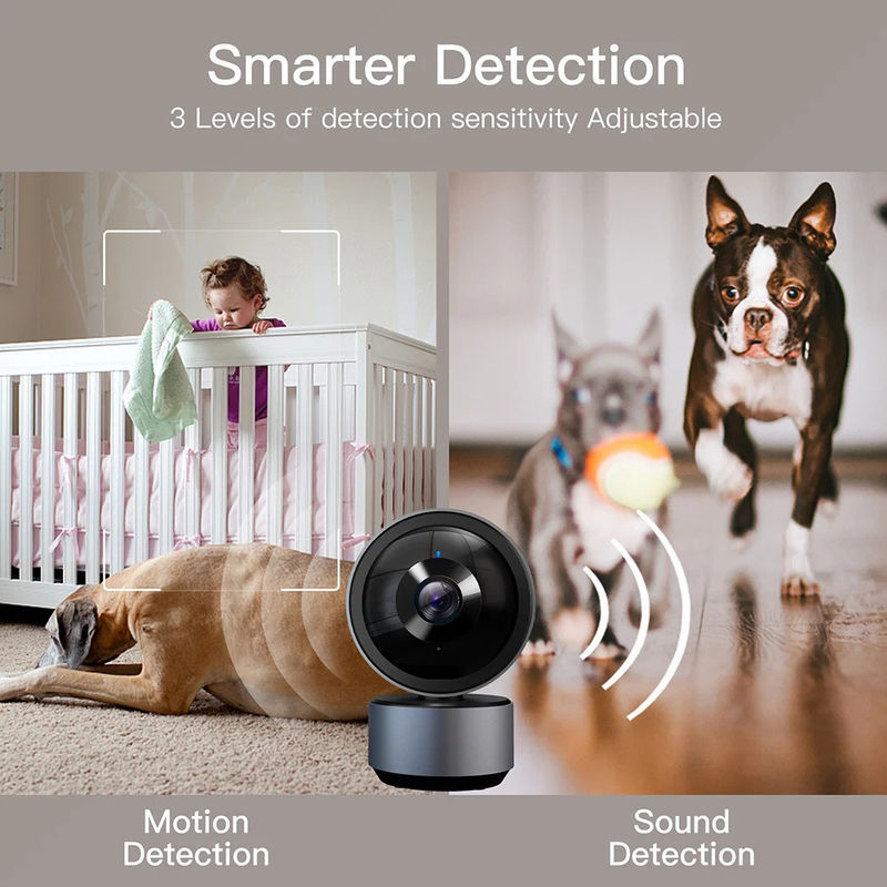 4x электронный зум Tuya Smart PTZ CCTV Wi-Fi камера наблюдения для внутреннего мониторинга