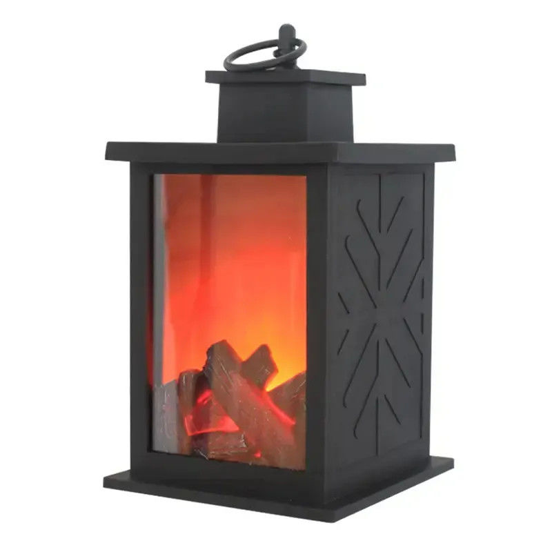 Поддержка Dimmer NO Charcoal Fire Flamelight ABS Каминная лампа Ночное освещение Декоративное освещение