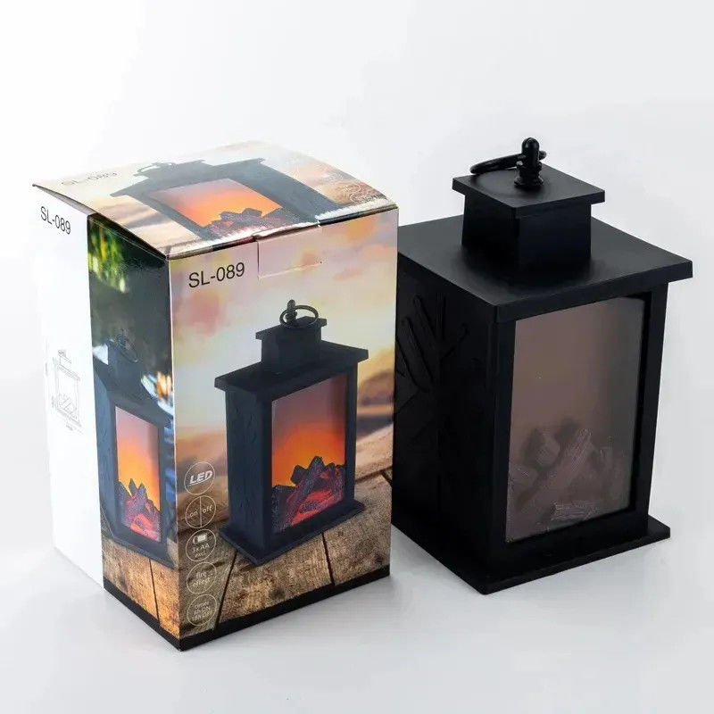 Поддержка Dimmer NO Charcoal Fire Flamelight ABS Каминная лампа Ночное освещение Декоративное освещение