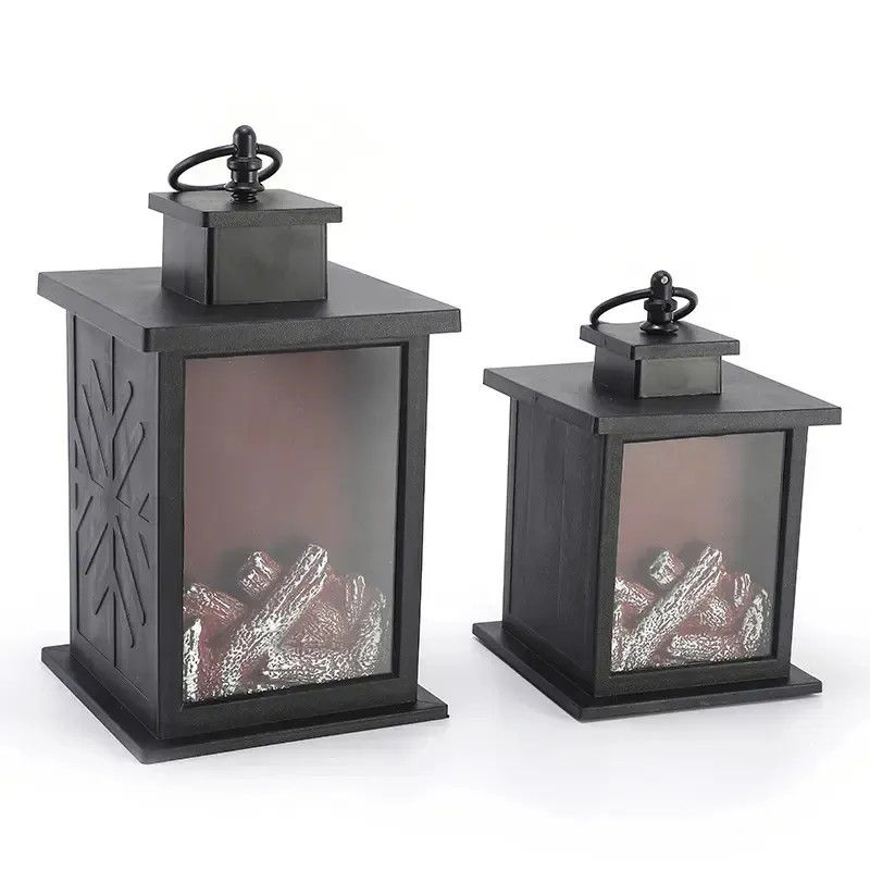 Поддержка Dimmer NO Charcoal Fire Flamelight ABS Каминная лампа Ночное освещение Декоративное освещение