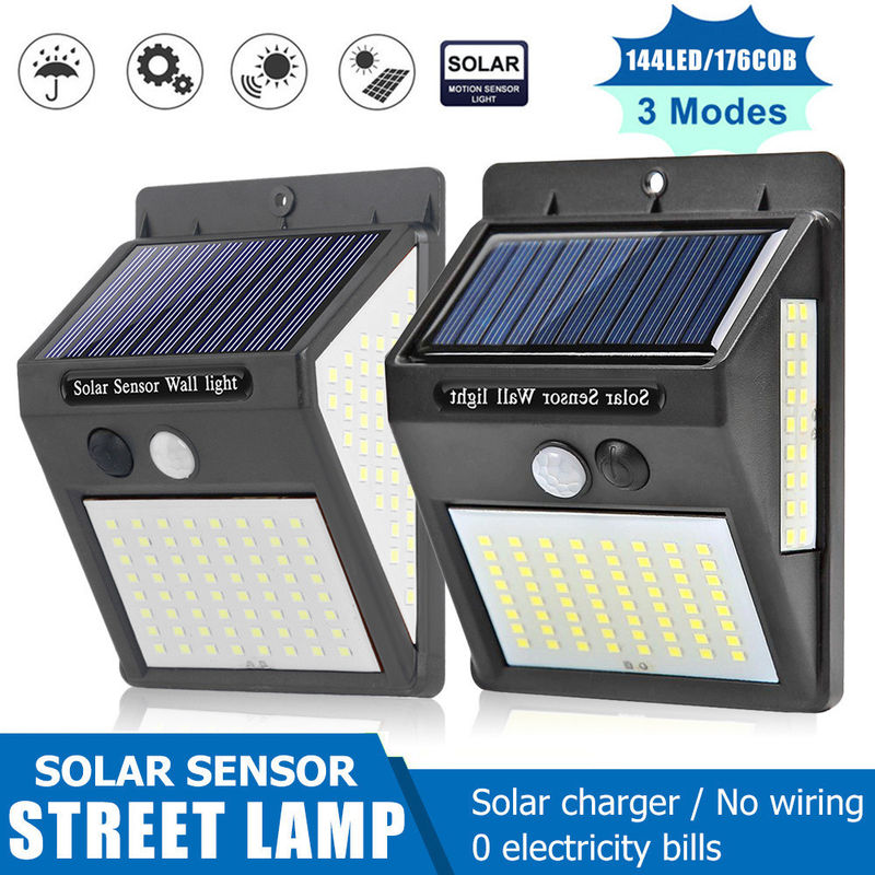 Солнечный 48 Cob Led Движение датчик светодиодный защитный стенный свет напрямую предоставляется