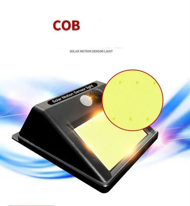 Солнечный 48 Cob Led Движение датчик светодиодный защитный стенный свет напрямую предоставляется