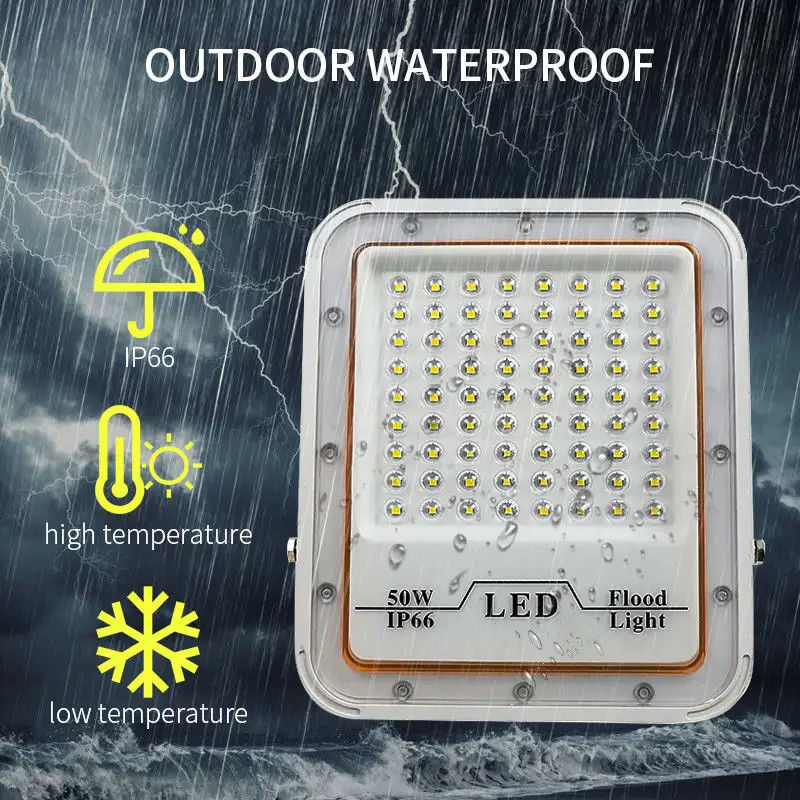 Наружный водонепроницаемый серый светодиод 30w 50w 100w 200w светодиодный светодиод для стадиона